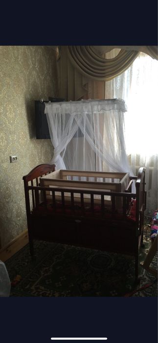 детская кровать манеж