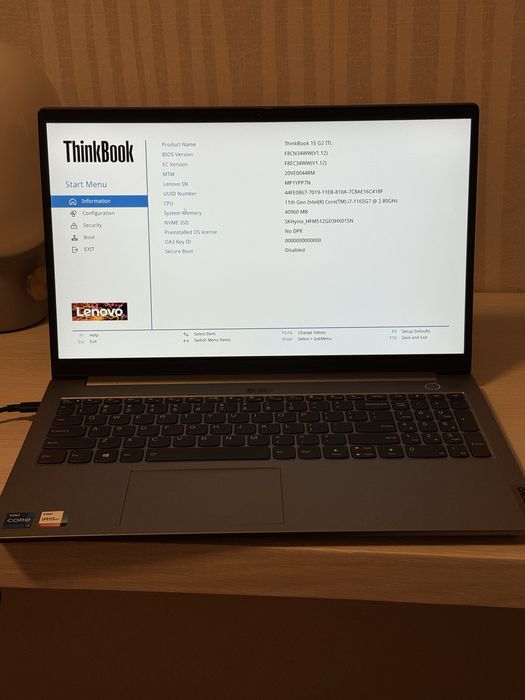 Laptop Lenovo ThinkBook 15 G2 ITL, FHD IPS, i7, 40GB DDR4, 512GB SSD