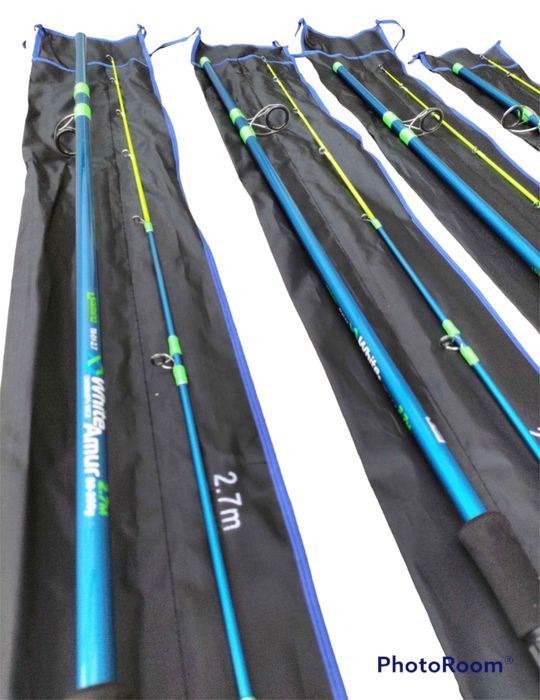 Set 4 Lansete carbon 100 % Barca Dunare SAIMINO 2.7 m