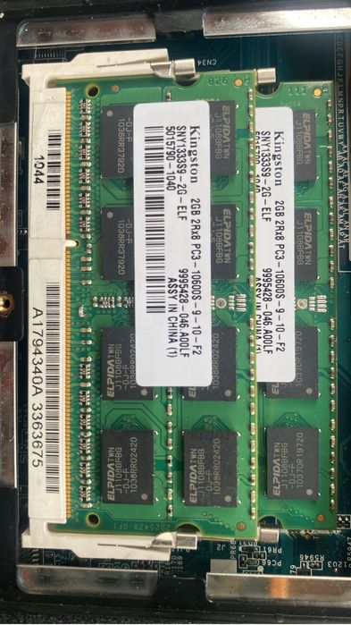 ОЗУ ddr3 Kingston 2GB (2шт.)