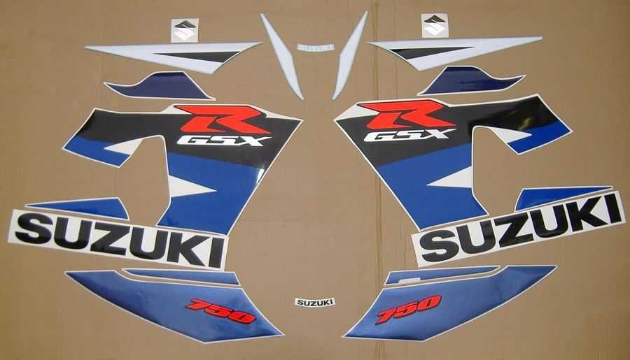 Стикери Сузуки 750 GSXR 2004г.-2005г. Suzuki GSX-R лепенки к4 к5 k4 k5