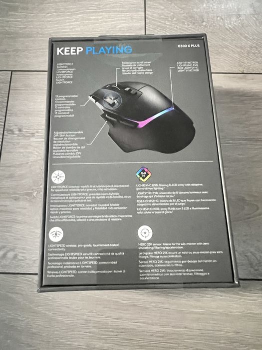 Mouse gaming logitech G502X Plus