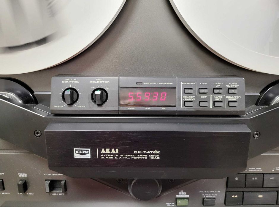 Akai GX 747 dbx - magnetofon stare excelenta!
