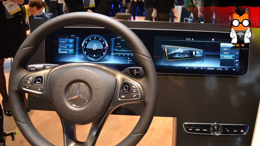 Navigatie, tableta, ecran bord full ecran, Mercedes E W213