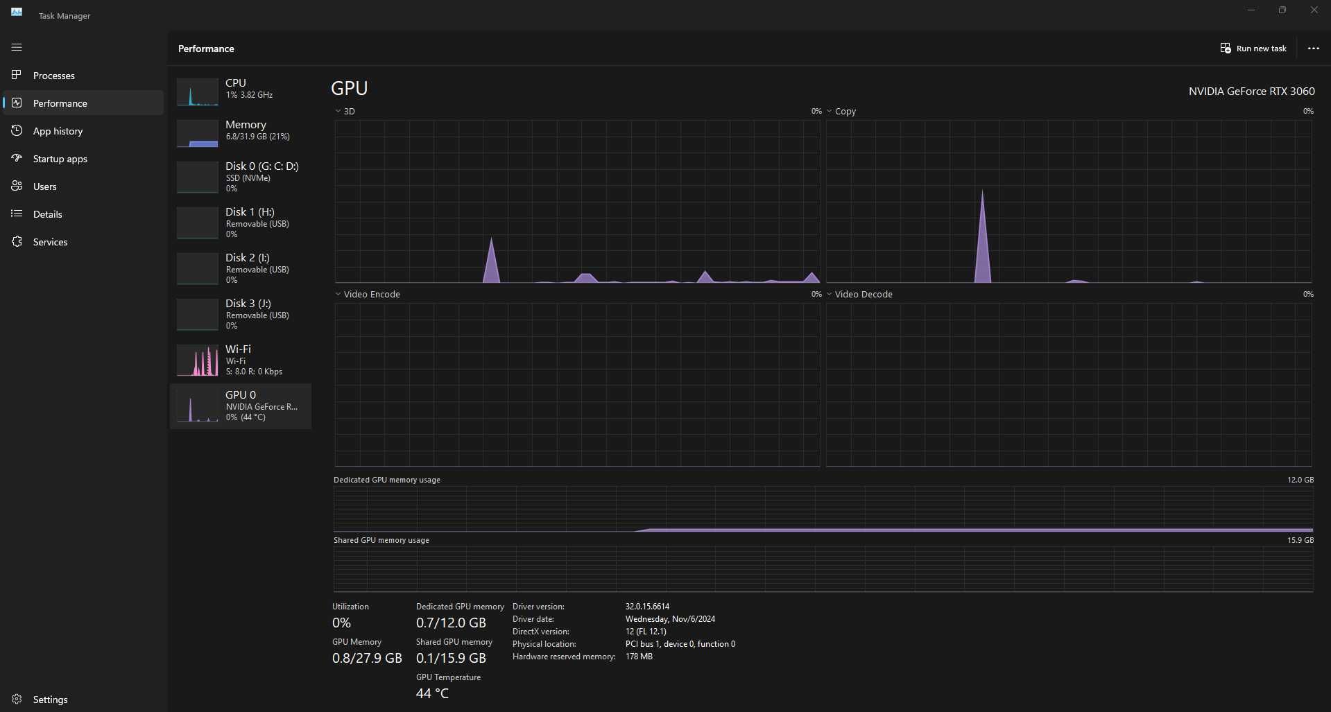 Геймърски компютър Ryzen 5 5500, 32GB RAM, NVIDIA RTX 3060 12GB + SSD