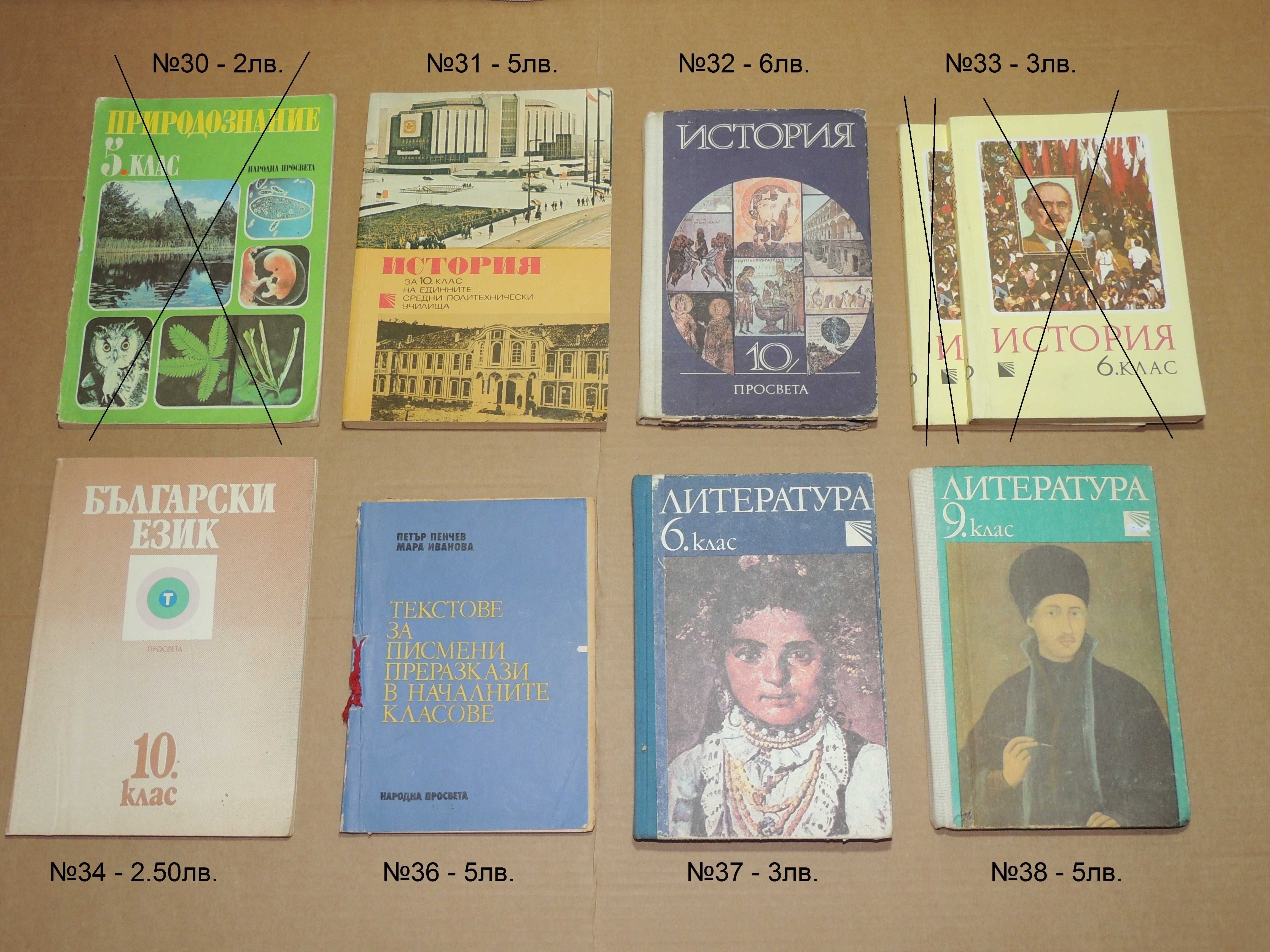 Учебници за 6, 8, 9, 10, 11 клас и книги