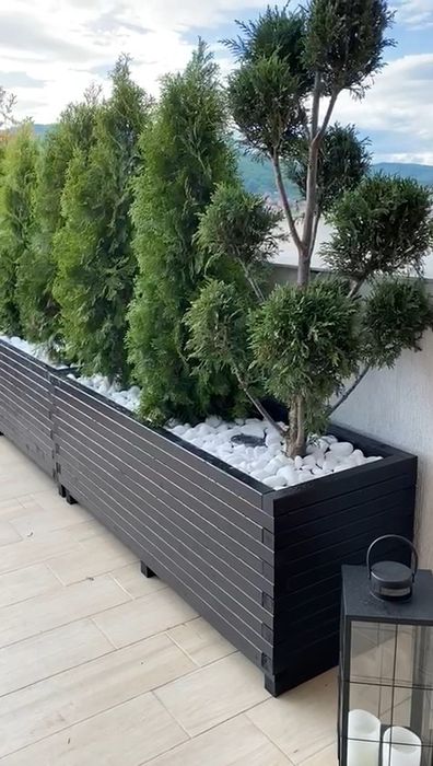 Jardiniere si ghivece (pret redus) pt terase si gradini - lemn masiv