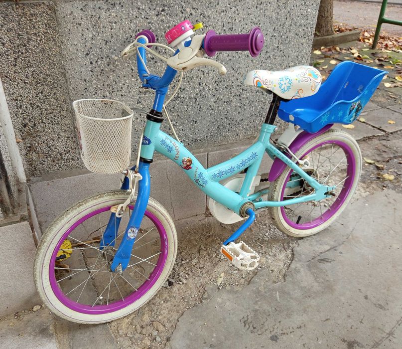 Детско колело FROZEN 16 " + колелца