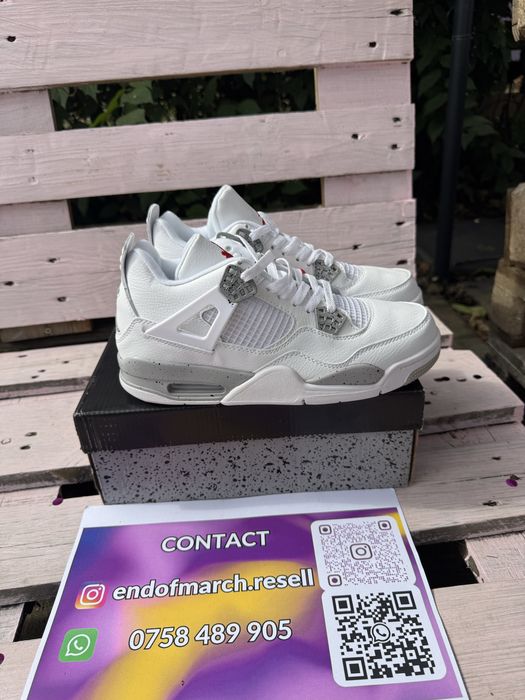 Jordan 4 White Oreo (Marimi: 42,45)