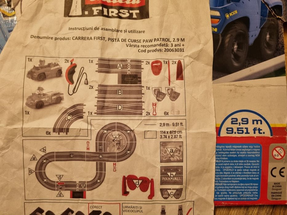 Circuit Carrera First incomplet - fara masinute