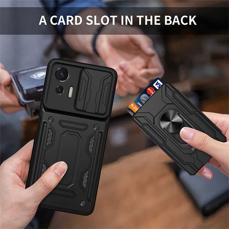 Motorola Moto G85 / G54 / Edge 30 Fusion/ CARD SLOT Удароустойчив кейс