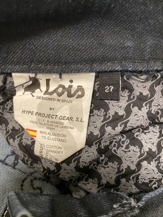 Blugi skinny cu strasuri Lois