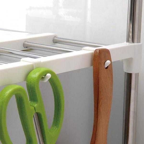 Мултифункционална етажерка за съхранение над микровълнова, регулируема