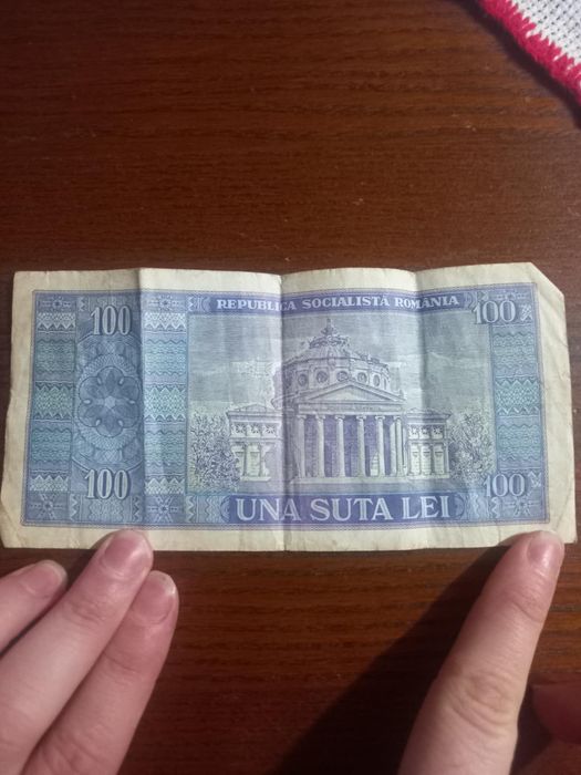 Bancnota 100 Lei Vechi BĂLCESCU