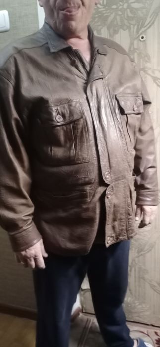 Коженная куртка мужская
