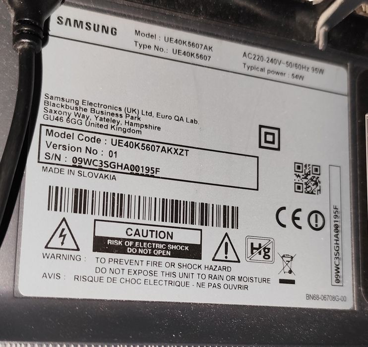 Samsung UE40K5607 40" ( 102 cm )