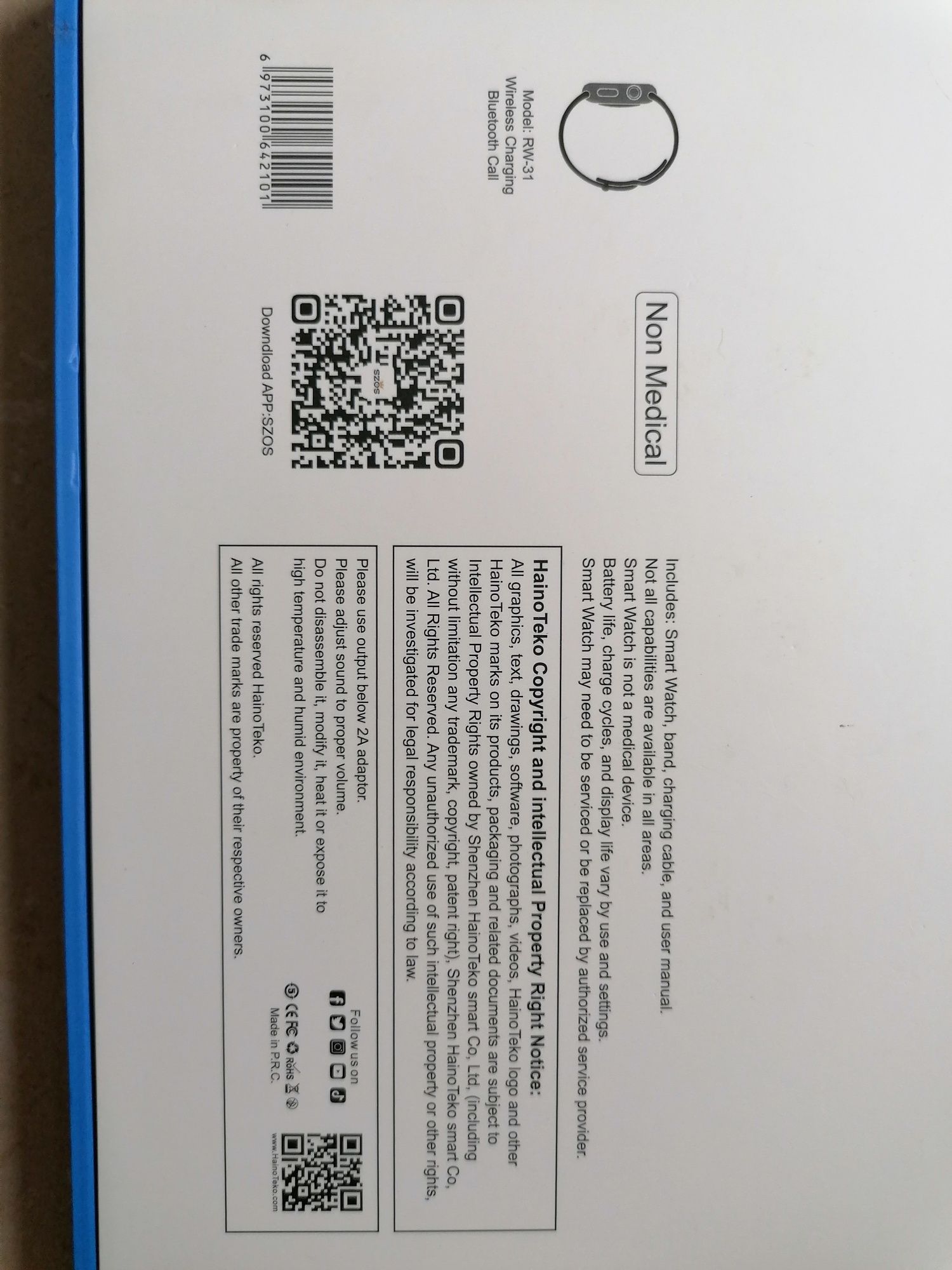 Нов Smart watch HainoTeko RW-31