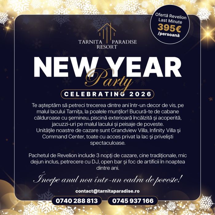 Tarnita Revelion Cabana Tarnita De Inchiriat