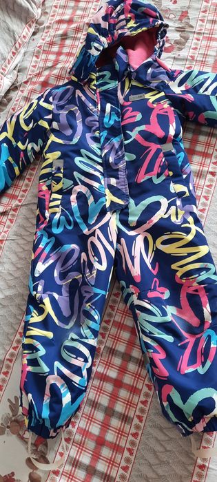 Комбинезон зимний для девочки б/у