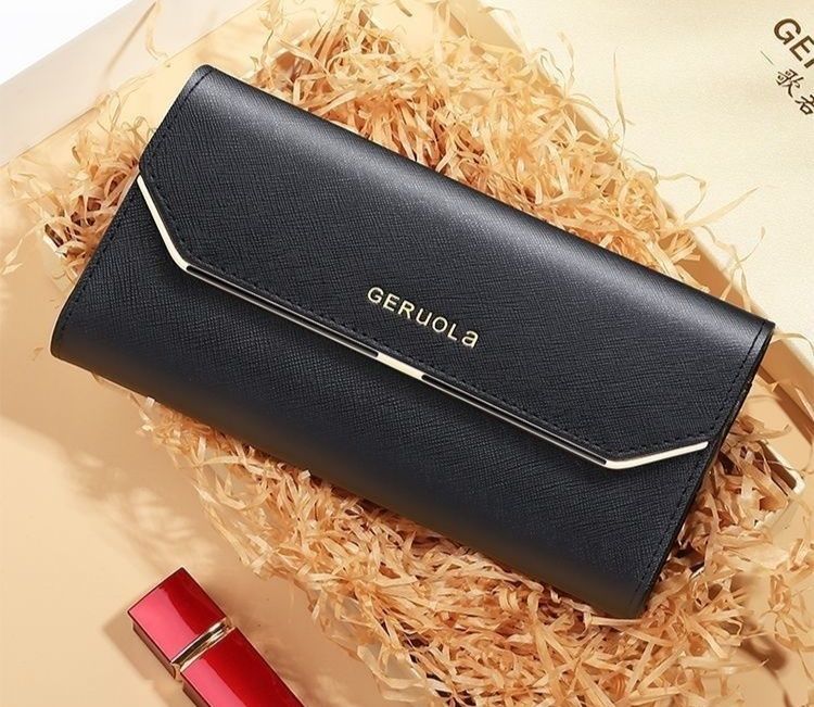 Женский кошелек из натуральной кожи бумажник портмоне с RIP защитой