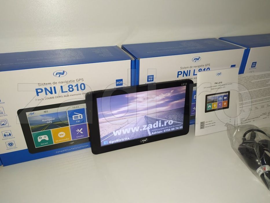 Sistem de navigatie PNI l810- 4 programe instalate-harti full europa