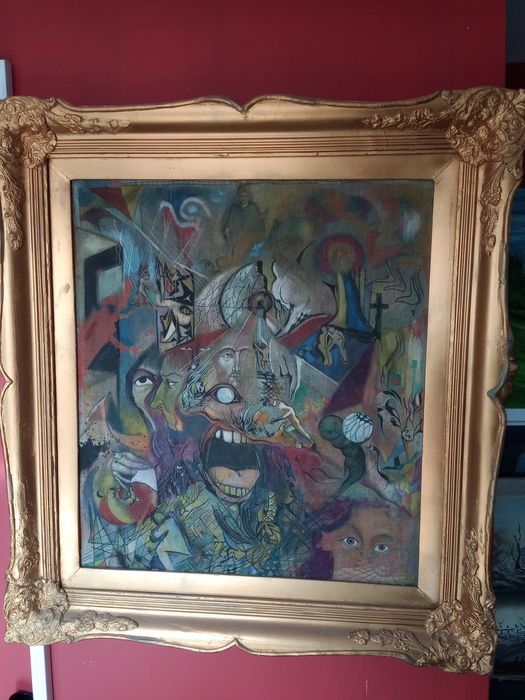 Маслени картини  с реставрирани рамки