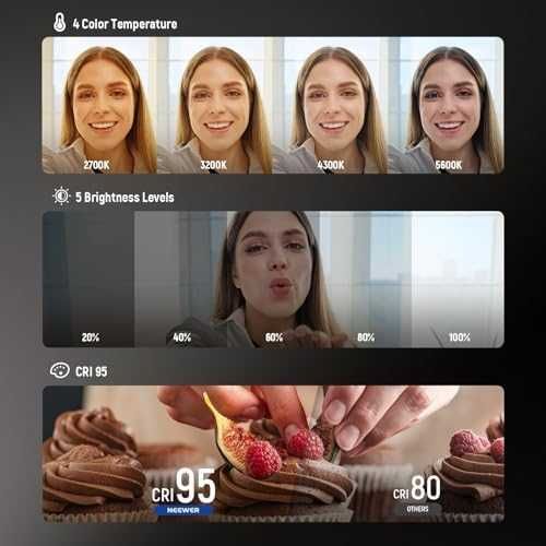 Нов Neewer Магнитен Пръстен Светлина 700lx iPhone Samsung TikTok влог