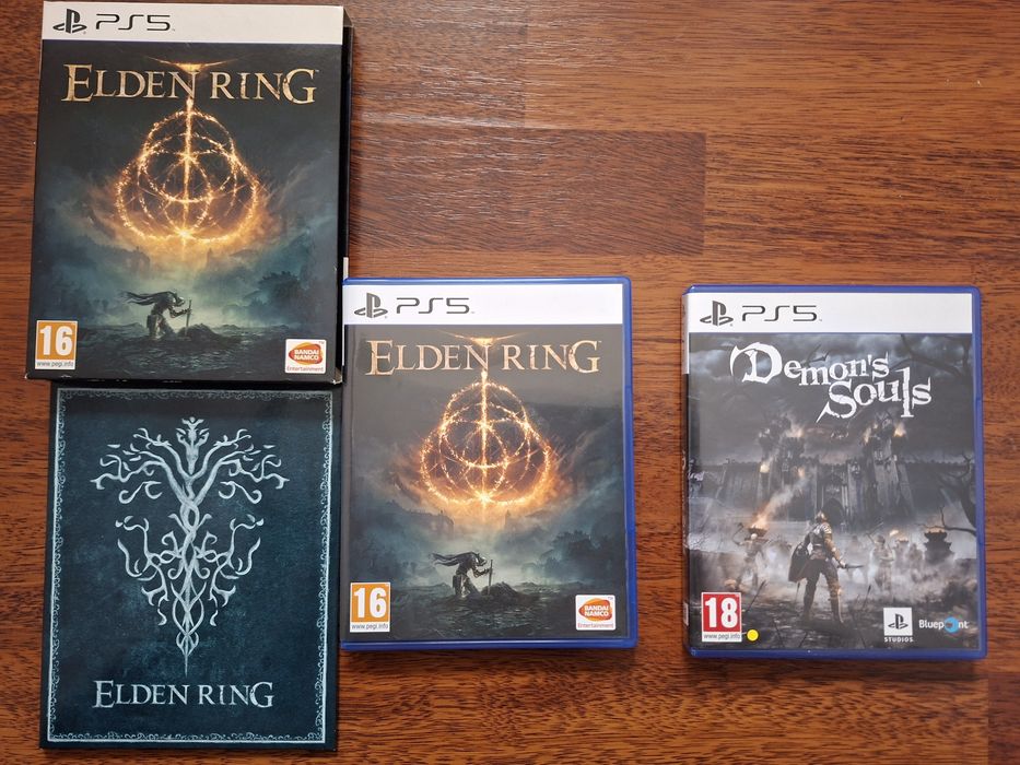 Demon'S Souls Elden Ring Launch Edition full box Ps5 Playstation 5