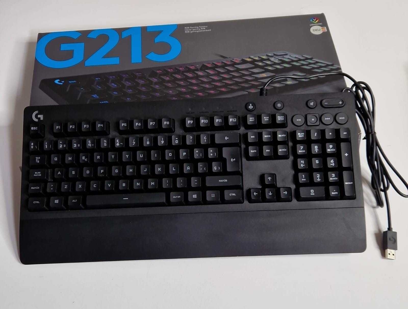 Tastatură pentru jocuri Logitech G213 Prodigy Negru