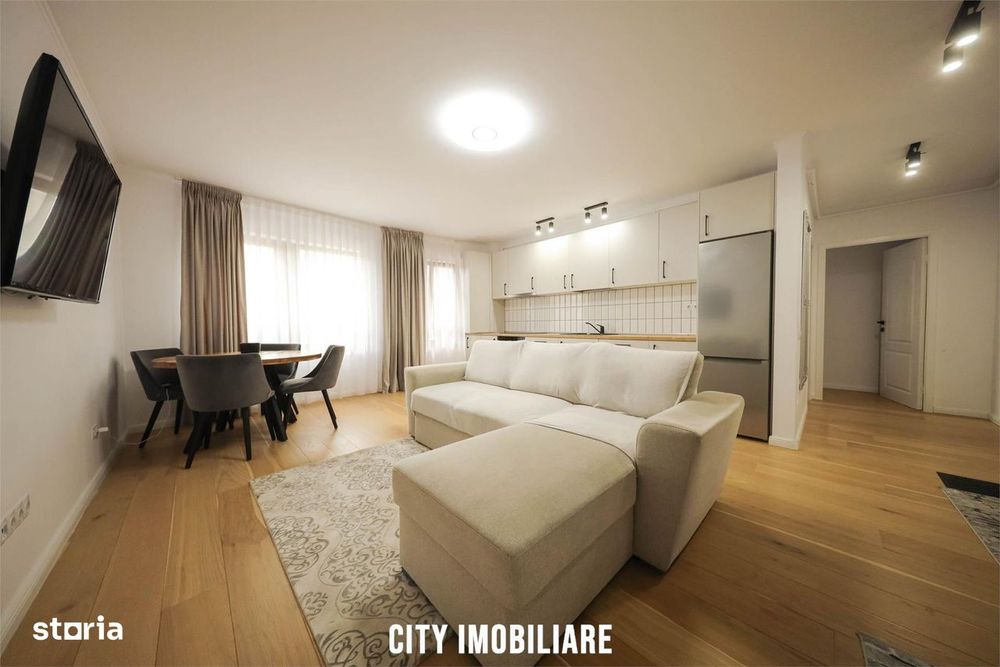 Apartament 3 camere finisat, mobilat, bloc nou, str. Fabricii
