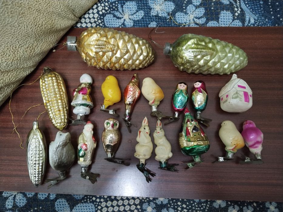Игрушки ёлочные СССР - одним лотом