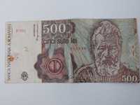 Bancnote colectie 500 lei Brancusi 1991 si 5000 lei 1944