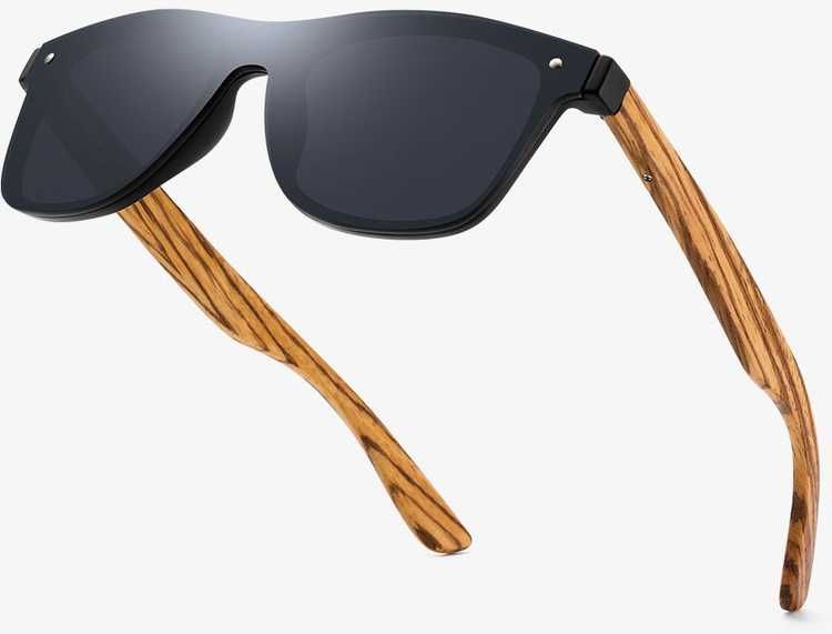 Солнцезащитные очки 
Wood-Lux-8021-black