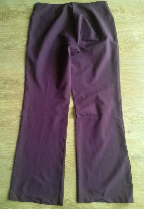 Pantaloni dama visinii, albi