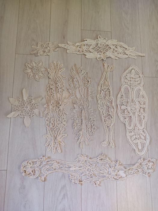 Față de masă și mileuri macrame
