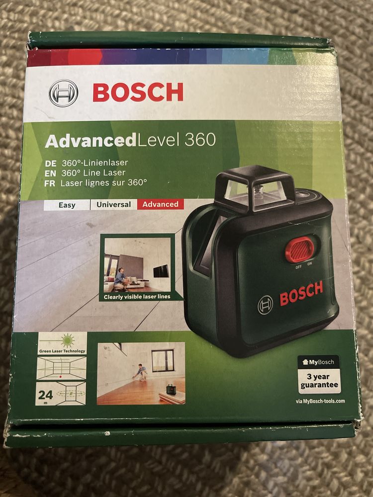 Nivela laser Bosch advanced level 360