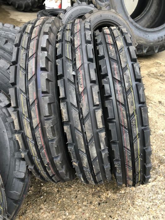 Cauciucuri noi 6.50-20 Breckner 10PR anvelope fata U650 R20