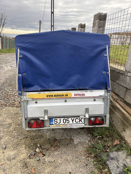 Remorca autokar 750 kg 2023 cu prelata