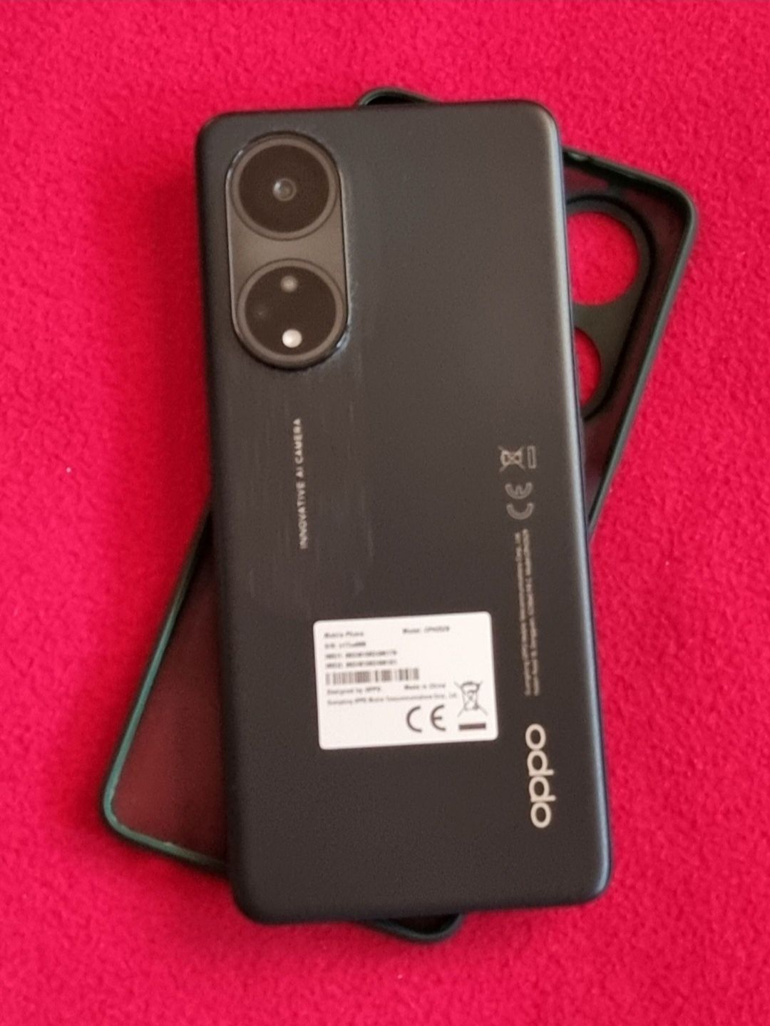 Oppo A98 5G Negru, 256Gb, 8Gb Ram, CA NOU, Liber, Folie și Husa.