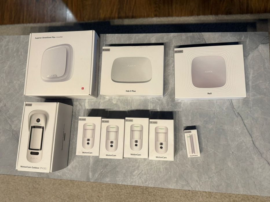 Kit alarma Ajax + Dvr