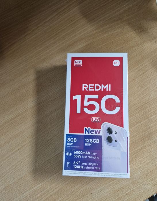 Продавам чисто нов Xiaomi Redmi 15C