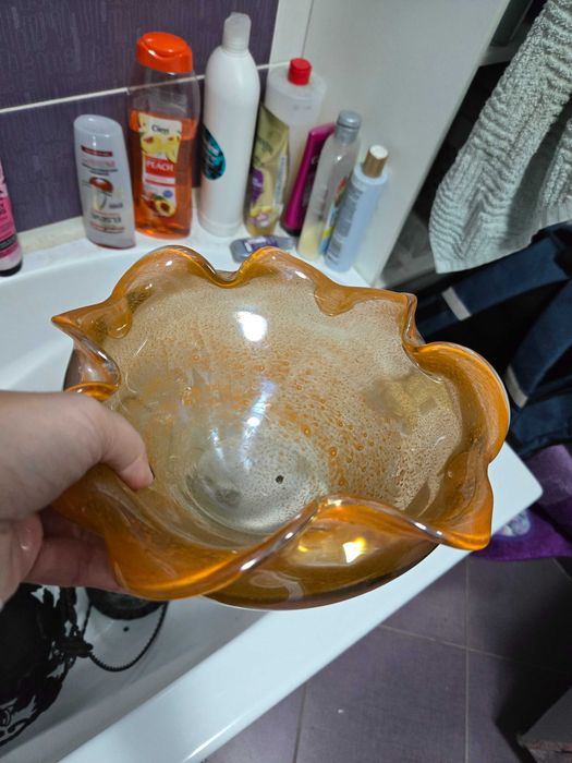 Scrumira vintage din cristal