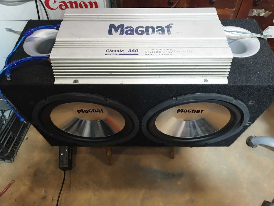 Subwoofer / tub de bass Magnat dual 12''