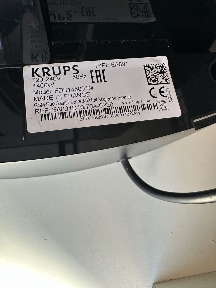 Vand cafetiera espressor super automat krups