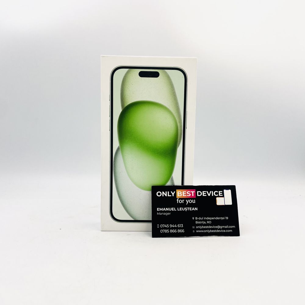  iPhone 15 Plus Green 128GB Nou/Sigilat