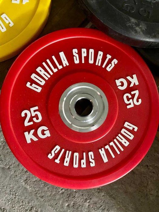 Discuri Olimpice Bumper Profesionale, 5 Kg - 25 Kg