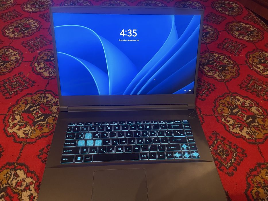 MSI GAMING o’yin va ogir dasturlash uchun notbuk