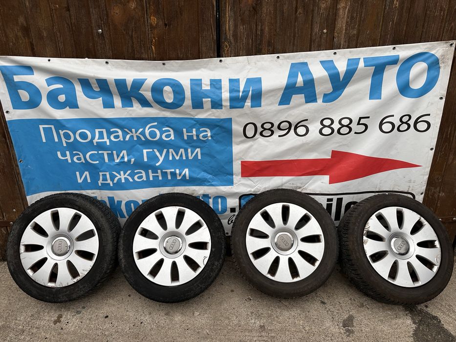 16 5х112 джанти със зимни гуми