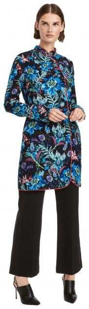 Rochie cu maneca lunga in stil chinezesc H&M 32 34