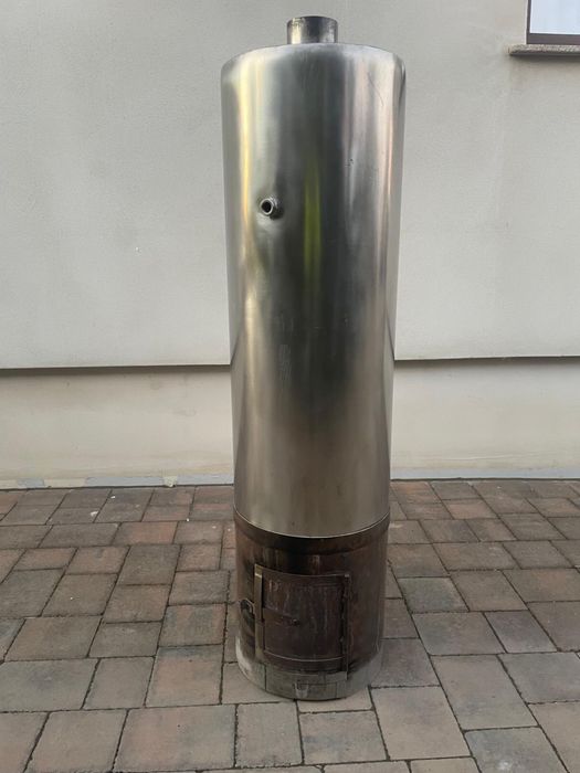 Boiler din inox pe lemne